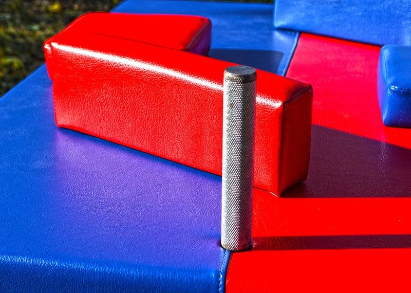 Стол для армрестлинга Троян (красно-синий) 287 фото