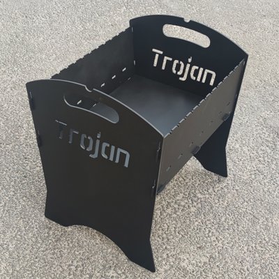 Розбірний мангал Trojan в чохлі (3мм) ЧПУ07 фото