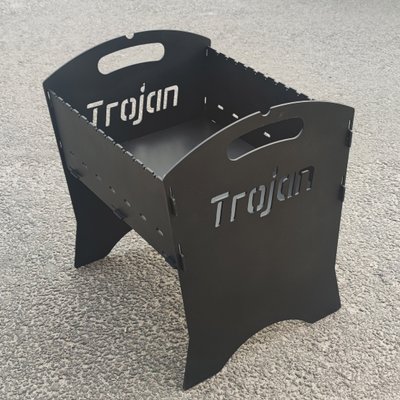 Розбірний мангал Trojan в чохлі (2мм) ЧПУ07-2 фото