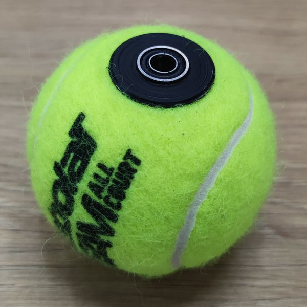 Теннисный мяч с втулкой для теннисных тренажеров TEN02 фото