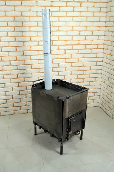 Печь с конвекцией для мобильной бани Троян усиленная МБ15 фото